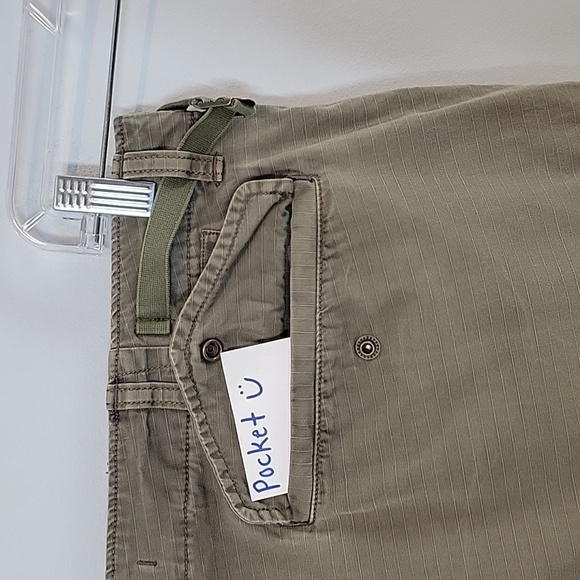 Polo Ralph Lauren Pants Mens Green Army Military Paratrooper Cargo - Picture 7 of 13